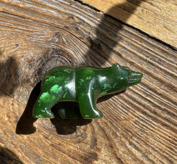 1.5 Jade Bear - High Quality Cassiar Jade